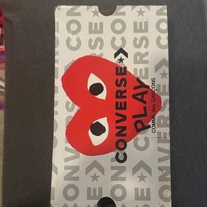 Converse Play Comme des Garçons Red Heart Box
